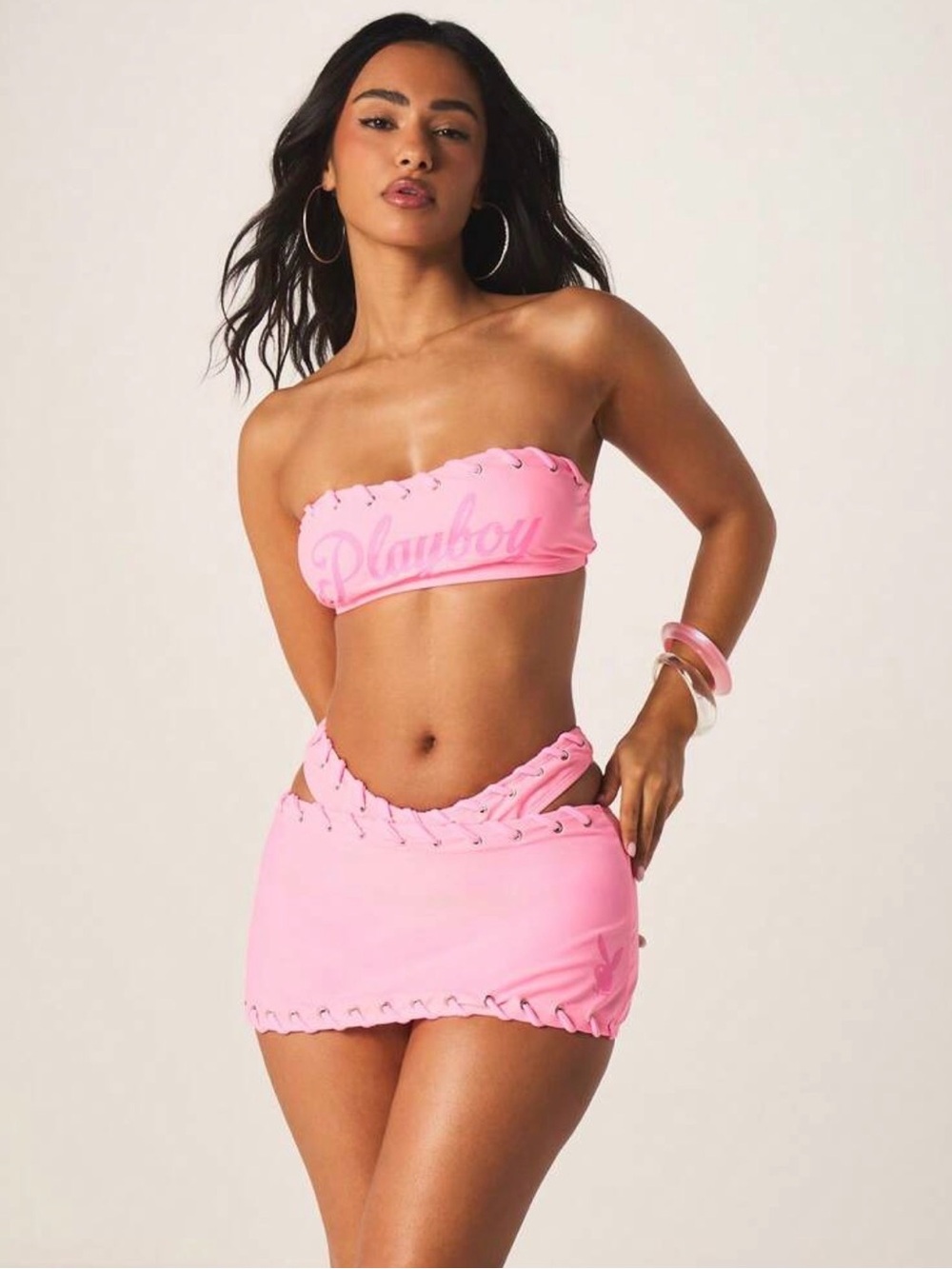3 piece playboy swimsuit set